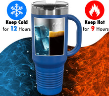Load image into Gallery viewer, Custom Polar Camel 40 oz. Travel Mug with Handle, Straw Included