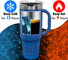 Load image into Gallery viewer, Custom Polar Camel 40 oz. Travel Mug with Handle, Straw Included