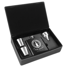 Load image into Gallery viewer, Leatherette Flask Sets