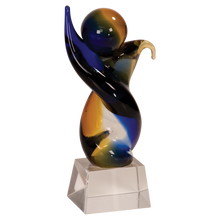 Load image into Gallery viewer, 7 3/4" Twisted Body Art Glass