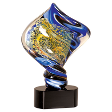 Load image into Gallery viewer, 11" Diamond Twist Art Glass