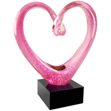 Load image into Gallery viewer, 9" Pink Heart Size