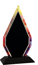 Load image into Gallery viewer, Custom Watercolor Diamond Acrylic with Black Base, Personalized Engraving Gifts shipped from USA.