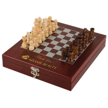 Load image into Gallery viewer, Custom Rosewood Finish Chess Set

