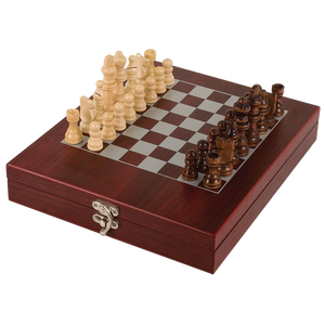 Custom Rosewood Finish Chess Set