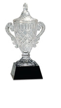 Load image into Gallery viewer, Crystal Cup on Black Pedestal Base
