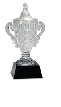 Load image into Gallery viewer, Crystal Cup on Black Pedestal Base