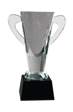 Load image into Gallery viewer, Crystal Cup on Black Pedestal Base