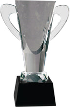Load image into Gallery viewer, Crystal Cup on Black Pedestal Base