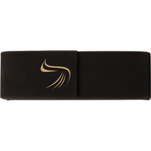 Load image into Gallery viewer, Personalized Laserable Leatherette Double Pen Case, Personalized Engraving Gifts shipped from USA.