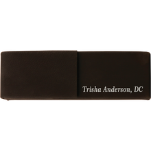 Load image into Gallery viewer, Personalized Laserable Leatherette Double Pen Case, Personalized Engraving Gifts shipped from USA.