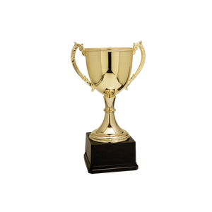 Gold Completed Zinc Cup Trophy with free custom plate