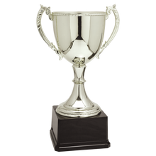 Load image into Gallery viewer, Silver Completed Zinc Cup Trophy with free custom plate, Personalized Engraving Gifts shipped from USA.