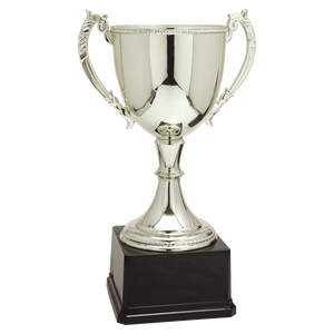 Silver Completed Zinc Cup Trophy with free custom plate