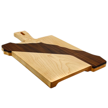 Load image into Gallery viewer, Maple Cutting Board with Walnut United State shape Inlay, Personalized Engraving Gifts shipped from USA.