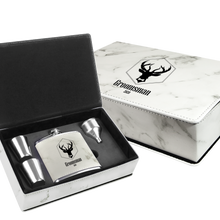Load image into Gallery viewer, Leatherette Flask Sets