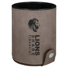 Load image into Gallery viewer, Personalized Laserable Leatherette Dice Cup with 5 Dice
