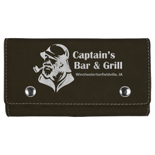 Load image into Gallery viewer, Personalized Laserable Leatherette Card & Dice Set, Personalized Engraving Gifts shipped from USA.