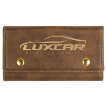 Load image into Gallery viewer, Personalized Laserable Leatherette Card & Dice Set, Personalized Engraving Gifts shipped from USA.