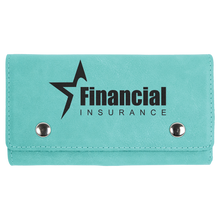 Load image into Gallery viewer, Personalized Laserable Leatherette Card & Dice Set, Personalized Engraving Gifts shipped from USA.