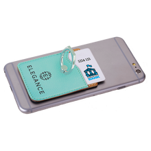 Load image into Gallery viewer, Laserable Leatherette Phone Wallet with Ring, Personalized Engraving Gifts shipped from USA.