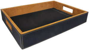 Custom 16" x 12" Laserable Leatherette Serving Tray