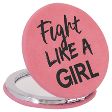 Load image into Gallery viewer, Custom Compact Mirror, Leatherette