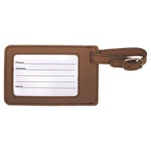 Load image into Gallery viewer, Custom Leatherette Luggage Tag