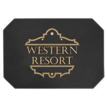 Load image into Gallery viewer, Custom 12" x 17" Laserable Leatherette Placemat, Personalized Engraving Gifts shipped from USA.