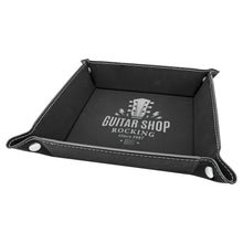 Load image into Gallery viewer, Custom Laser Leatherette Snap Up Tray, Personalized Engraving Gifts shipped from USA.