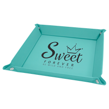 Load image into Gallery viewer, Custom Laser Leatherette Snap Up Tray, Personalized Engraving Gifts shipped from USA.