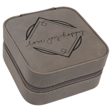 Load image into Gallery viewer, Custom Leatherette Travel Jewelry Box