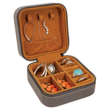 Load image into Gallery viewer, Custom Leatherette Travel Jewelry Box