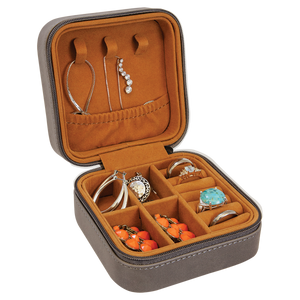 Custom Leatherette Travel Jewelry Box