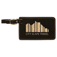 Load image into Gallery viewer, Custom Leatherette Luggage Tag