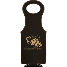 Load image into Gallery viewer, Custom Leatherette Wine Bag