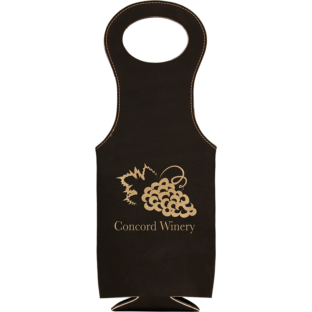 Custom Leatherette Wine Bag