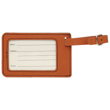 Load image into Gallery viewer, Custom Leatherette Luggage Tag