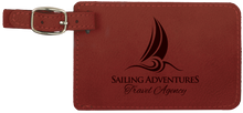 Load image into Gallery viewer, Custom Leatherette Luggage Tag