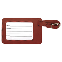 Load image into Gallery viewer, Custom Leatherette Luggage Tag