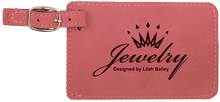 Load image into Gallery viewer, Custom Leatherette Luggage Tag