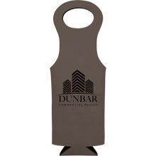 Load image into Gallery viewer, Custom Leatherette Wine Bag