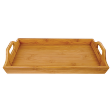 Load image into Gallery viewer, Custom 16 1/2" x 9 3/4" Bamboo Serving Tray, Personalized Engraving Gifts shipped from USA.