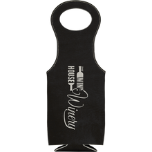 Load image into Gallery viewer, Custom Leatherette Wine Bag