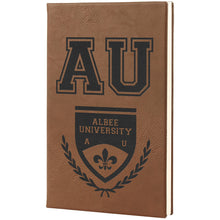 Load image into Gallery viewer, Custom Laserable Leatherette Journal with Lined Notepad, Personalized Engraving Gifts shipped from USA.