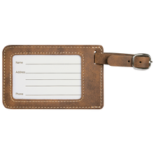 Load image into Gallery viewer, Custom Leatherette Luggage Tag