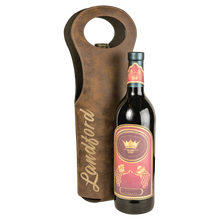 Load image into Gallery viewer, Custom Leatherette Wine Bag
