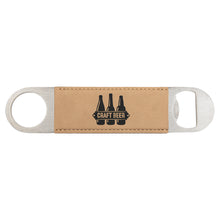 Load image into Gallery viewer, 1 1/2" x 7" Custom Leatherette Bottle Opener