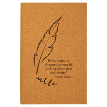 Load image into Gallery viewer, Custom Laserable Leatherette Journal with Lined Notepad, Personalized Engraving Gifts shipped from USA.