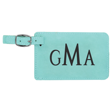 Load image into Gallery viewer, Custom Leatherette Luggage Tag
